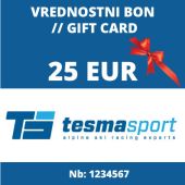 Tesma sport gift voucher for 25 Eur