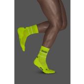cep reflective compression mid socks neon yellow men