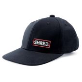 shred flatbrim cap black
