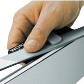 Skiman side edge file guide, stainless steel pad with "clamp"