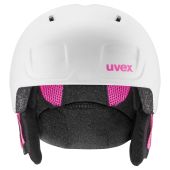 uvex heyya pro white pink mat side